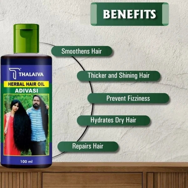 Adivasi Herbal Hair Oil – Ayurvedic Hair Growth & Scalp Care Oil