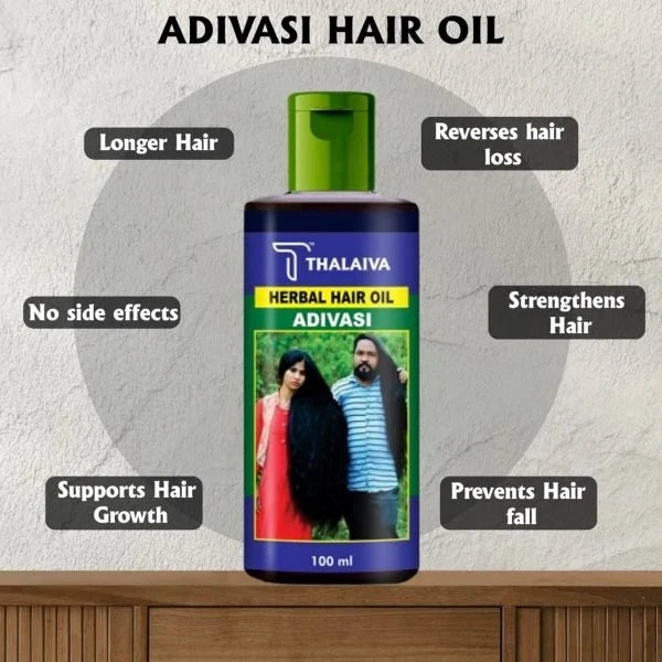 Adivasi Herbal Hair Oil – Ayurvedic Hair Growth & Scalp Care Oil