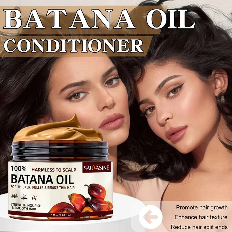 Batana Hair Oil – Natural Scalp & Hair Strengthening Oil for Nourishment, Smoothness & Healthy-Looking Hair
