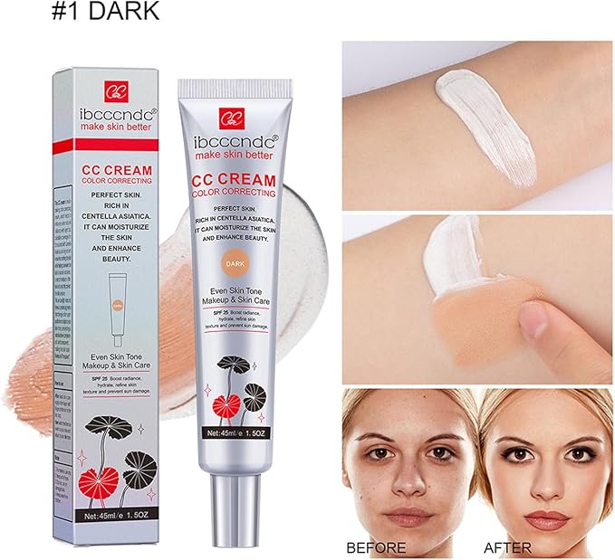 Erborian CC Cream SPF 25 – Korean Colour Changing CC Cream, Buildable Tinted Color Corrector