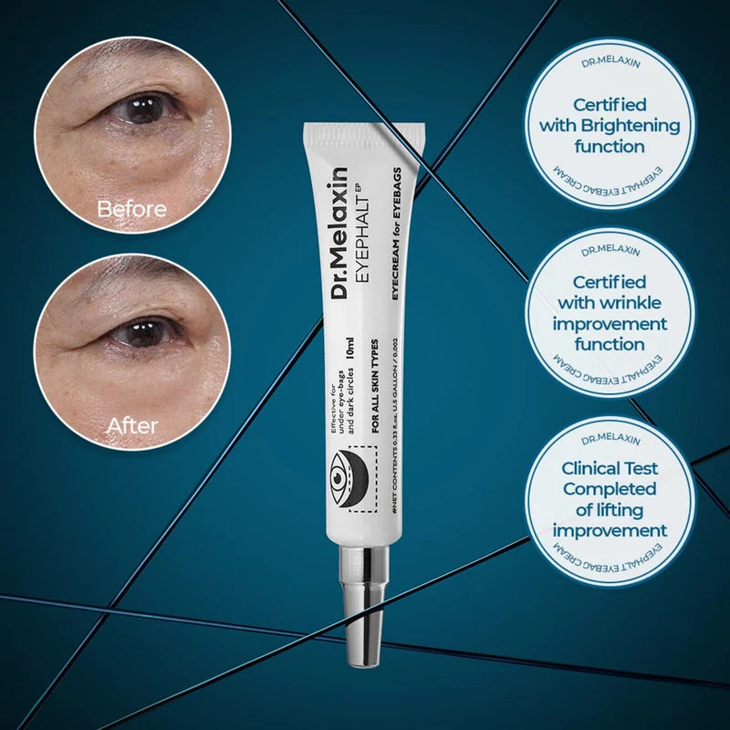 Dr. Melaxin Eyephalt Eye Cream – Under Eye Cream for Eye Bags, Dark Circles, Puffiness & Fine Lines | Brightening Eye Treatment