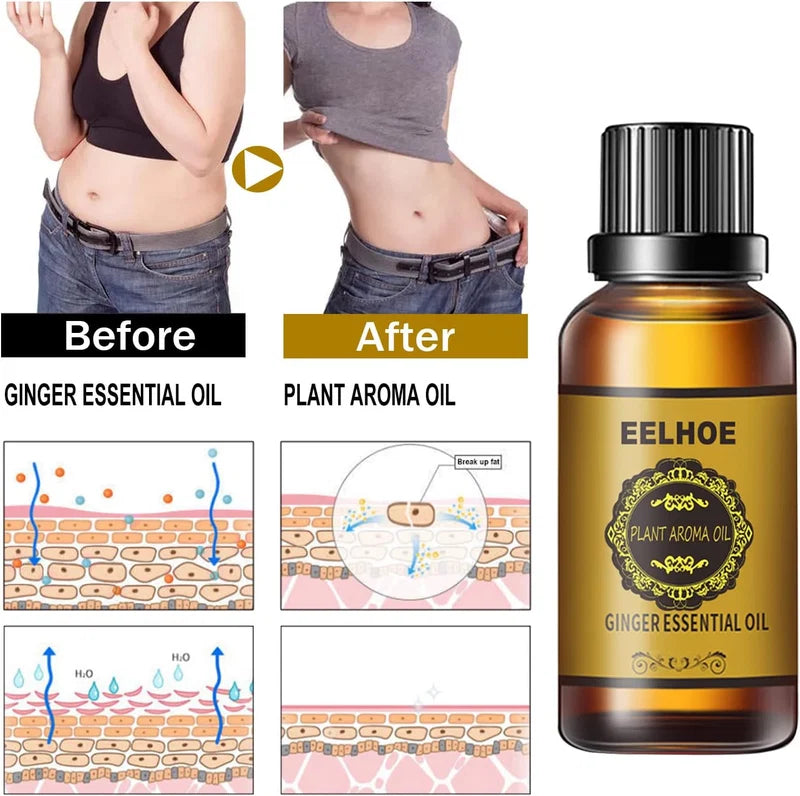 EELHOE Ginger Essential Oil – Natural Aromatherapy & Skin Care Oil