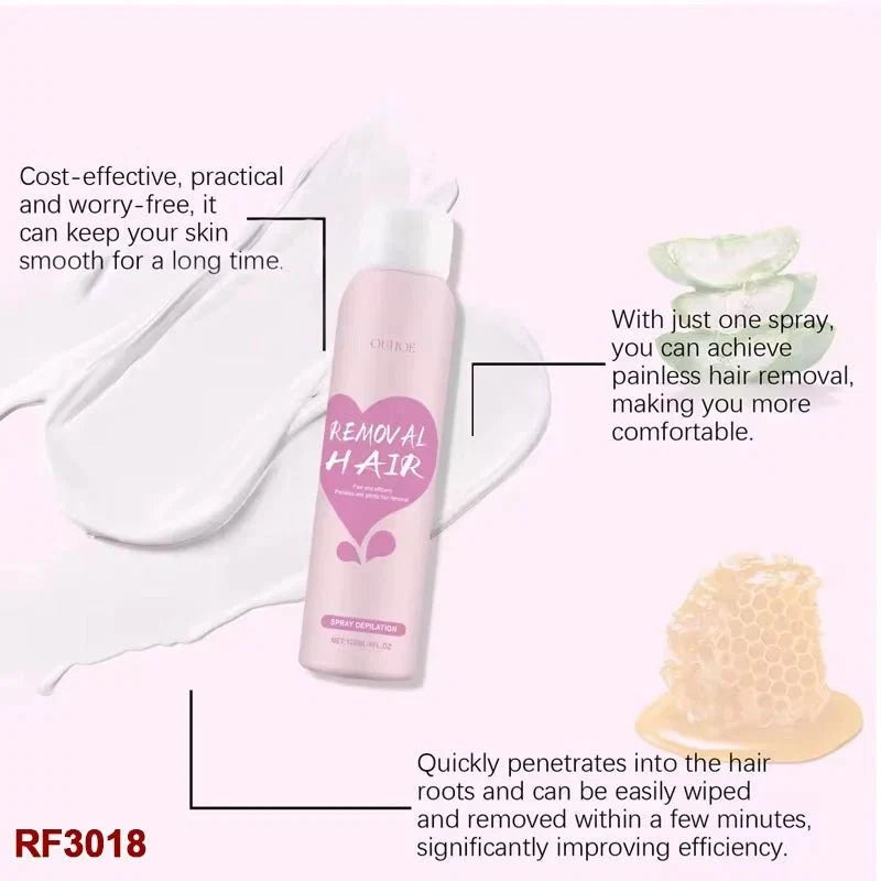 OUHOE Hair Removal Spray – Fast & Easy Hair Remover for Smooth Skin