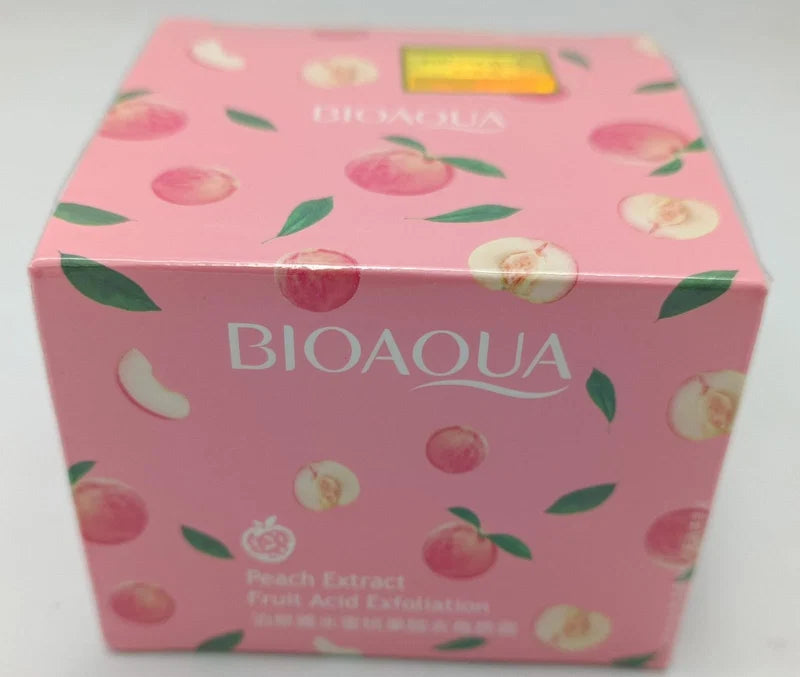 Peach Extract Exfoliating Face Gel – Gentle Fruit Acid Scrub for Bright, Smooth & Radiant Skin